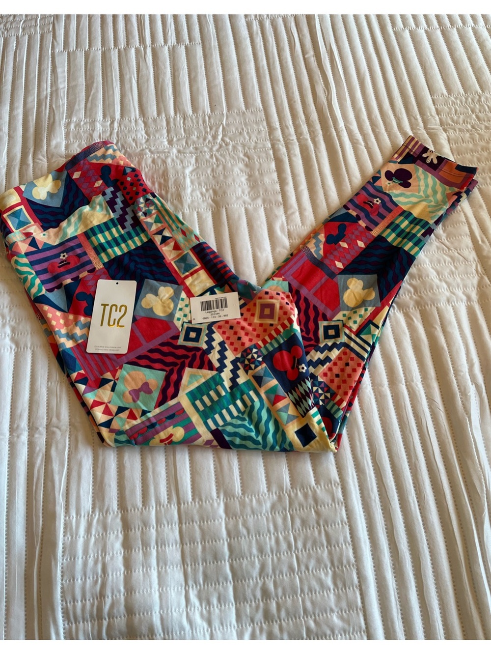 LuLaRoe Women’s size TC2 18W-24W Disney Print Leggings NWOT